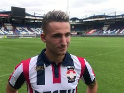 Donis Avdijaj trainde donderdag voor het eerst mee bij Willem II