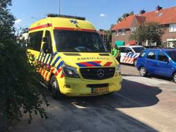 Een van de ambulances aan de Heezerweg op  15 juli (Foto: Sem van Rijssel)