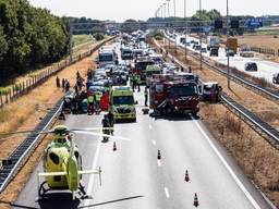 Zwaargewonde bij ongeluk op A58 (Jack Brekelmans/Persburo BMS).