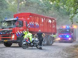 De brandweer aan het werk in Alphen Foto: Toby de Kort