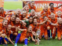 Precies een jaar geleden wonnen de Oranjeleeuwinnen het EK (foto: VI Images).