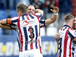 Hosanna in Tilburg na de 5-0 zege op Heracles (Foto's VI Images).