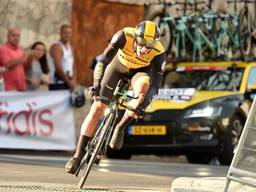 Danny van Poppel tijdens de Ronde van Spanje. Foto: VI Images.