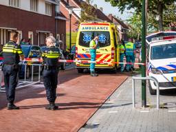 Een steiger viel dinsdagochtend op een man. (Foto: Sem van Rijssel)