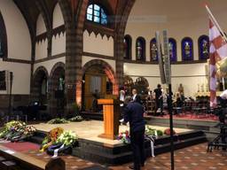 Dodenherdenking in  St. Willibrorduskerk in Waalre. (Foto: archief)