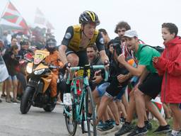 Steven Kruijswijk, bij de beste drie renners van de Vuelta. (Foto: VI Images)