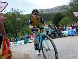 Steven Kruijswijk maakte indruk tijdens de veertiende etappe in de Vuelta (foto: VI Images).