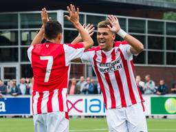 Joël Piroe scoorde voor Jong PSV (foto: VI Images).