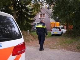 De politie kwam naar de camping. (Foto: Berry van Gaal)