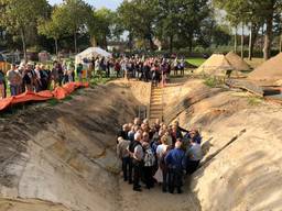 Uden stroomt vol met mensen die graag eens de Peelrandbreuk willen zien. (Foto: Rogier van Son)