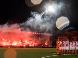 Het stadion van TOP Oss kort voor de wedstrijd tegen Sparta (foto: VI Images).
