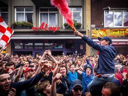 Voetbalsupporters en designliefhebbers verwacht in de Eindhovense binnenstad (archieffoto: Rob Engelaar)