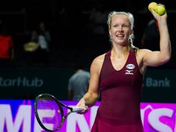 Kiki Bertens gaat voor goud in Parijs. (foto: VI Images)