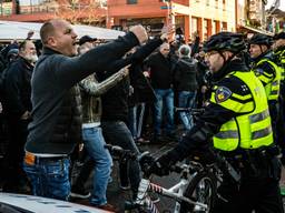 Tumult in Eindhoven zaterdag bij Sinterklaas (Foto: ANP)