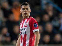 PSV'er Hirving Lozano staat in de basis. (Foto: VI Images)