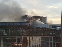 Weinig van het gebouw over (foto: Ronnie Vermonden)