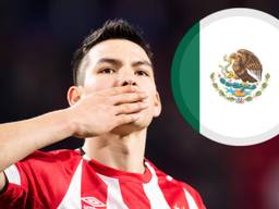 Hirving Lozano, de Mexicaanse superster van PSV. (Foto: VI Images)