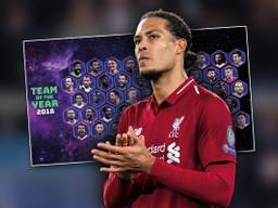 Virgil van Dijk is gekozen in het CL-team van 2018 (foto: VI Images)