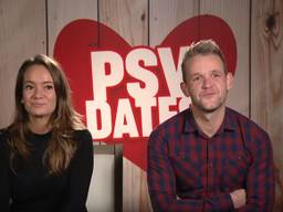 Claudia en Edwin gingen op een blind date. (Beeld: YouTube/PSV)