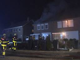 In het huis aan de Hendrikstraat woedde brand.