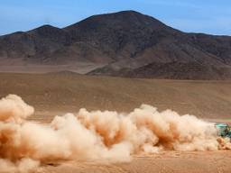 Ton van Genugten voor Team de Rooy in actie tijdens de Dakar Rally van 2019 (foto: Willy Weyens).