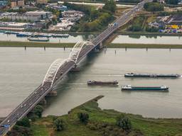 Merwedebrug van boven. Foto: ANP