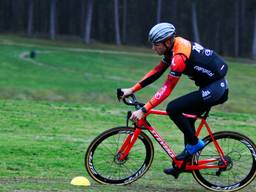 Lars Boom aan het trainen (foto: John Kuijsters)