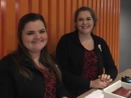 Michelle en Evelien werken al twee jaar samen (Foto: Florian van Velthoven)