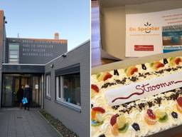 Feest en dus taart op De Spelelier in Boxtel (foto's: Paul Post).