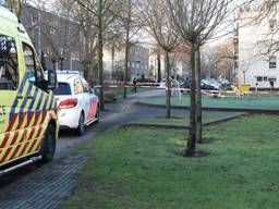 Het schietincident vond plaats in de buurt van een speeltuin (Foto: Gabor Heeres).