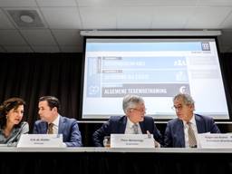 De schadevergoeding werd tijdens een persconferentie bekendgemaakt (foto: Rob Engelaar).