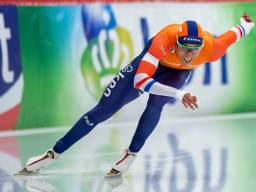 Dai Dai Ntab: geen rol van betekenis tijdens de 500 meter in Inzell. (Foto: Orange Pictures)