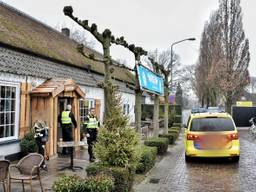 De man werd opgevangen in een café. (Foto: Toby de Kort/ De Kort Media)