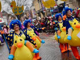 De optocht in Tullepetaonestad vorig jaar (archieffoto).