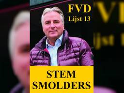 Smolders is lijstduwer voor FvD.