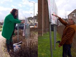 Jolanda van Hulst van Senioren Brabant (L) en Laurens van Voorst van Code Oranje doen mee aan de provinciale verkiezingen.