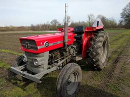 De tractor die gestolen is bij Stadsakkers Eindhoven.