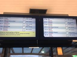 Er reden 66 minuten geen treinen vanwege de staking. (Foto: Rene van Hoof)