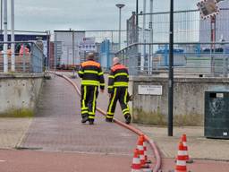 De brand ontstond door laswerkzaamheden. (Foto: Toby de Kort/De Kort Media)