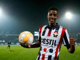 Willem II-spits Alexander Isak: drie goals vanaf de strafschopstip. (Foto: VI Images)