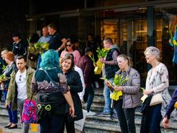 'Dwaze Zaterdag', afgelopen zaterdag bij de Bijenkorf in Rotterdam. (foto: Marco de Swart)