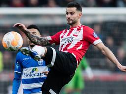 De in de basis teruggekeerde Gastón Pereiro was belangrijk voor PSV. (Foto: VI Images)