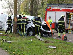 Het slachtoffer is naar het ziekenhuis gebracht. (Foto: SQ Vision)