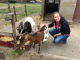 Gelukkig kunnen ze bij de kinderboerderij nog lachen. (Foto: Daisy Schalkens)