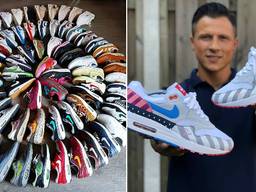 Davy Peijen verzamelt sneakers (foto: Instagram)