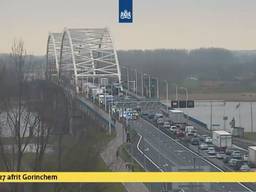 De Merwedebrug. (Beeld: Rijkswaterstaat Verkeersinformatie)