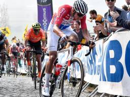 Mathieu van der Poel ook sterk op de weg. (Foto: VI Images)