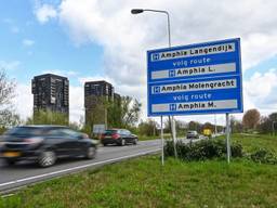 De 'verstopstruiken' aan de Graaf Engelbertlaan zijn kort gesnoeid. (foto: Tom van der Put)