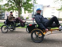 Kees Ooms (links) doet voor de derde keer mee aan Hersenletsel on Tour. (Foto: Eva de Schipper)