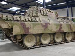 De Duitse Panther tank in Overloon.
